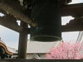梵鐘と蜂須賀桜
